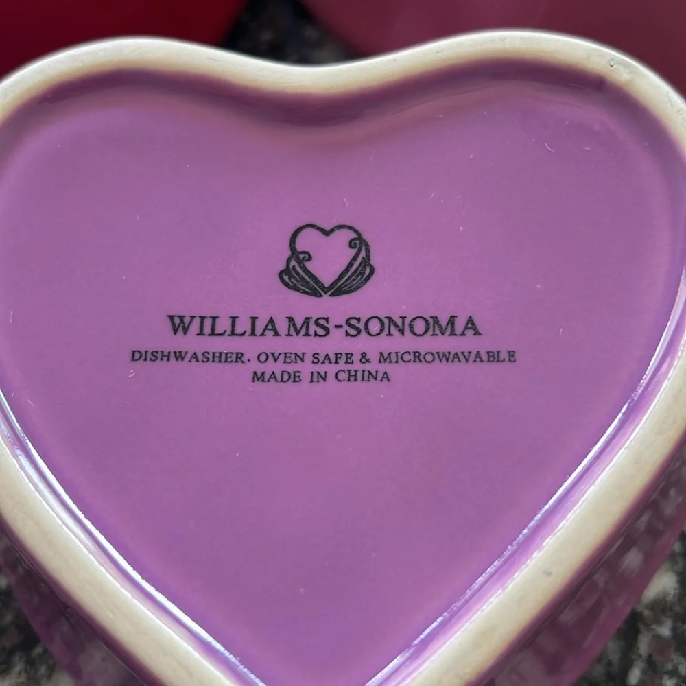 Williams-Sonoma Heart-Shaped Ramekins-Set of 3